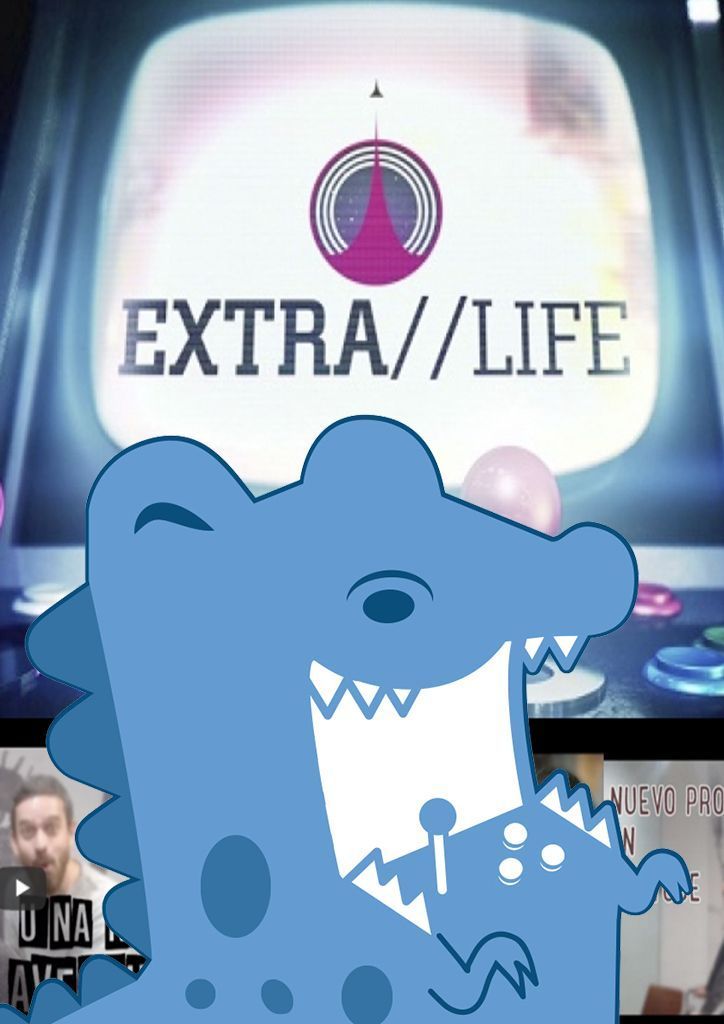 Extralife visitando Rex-arcade